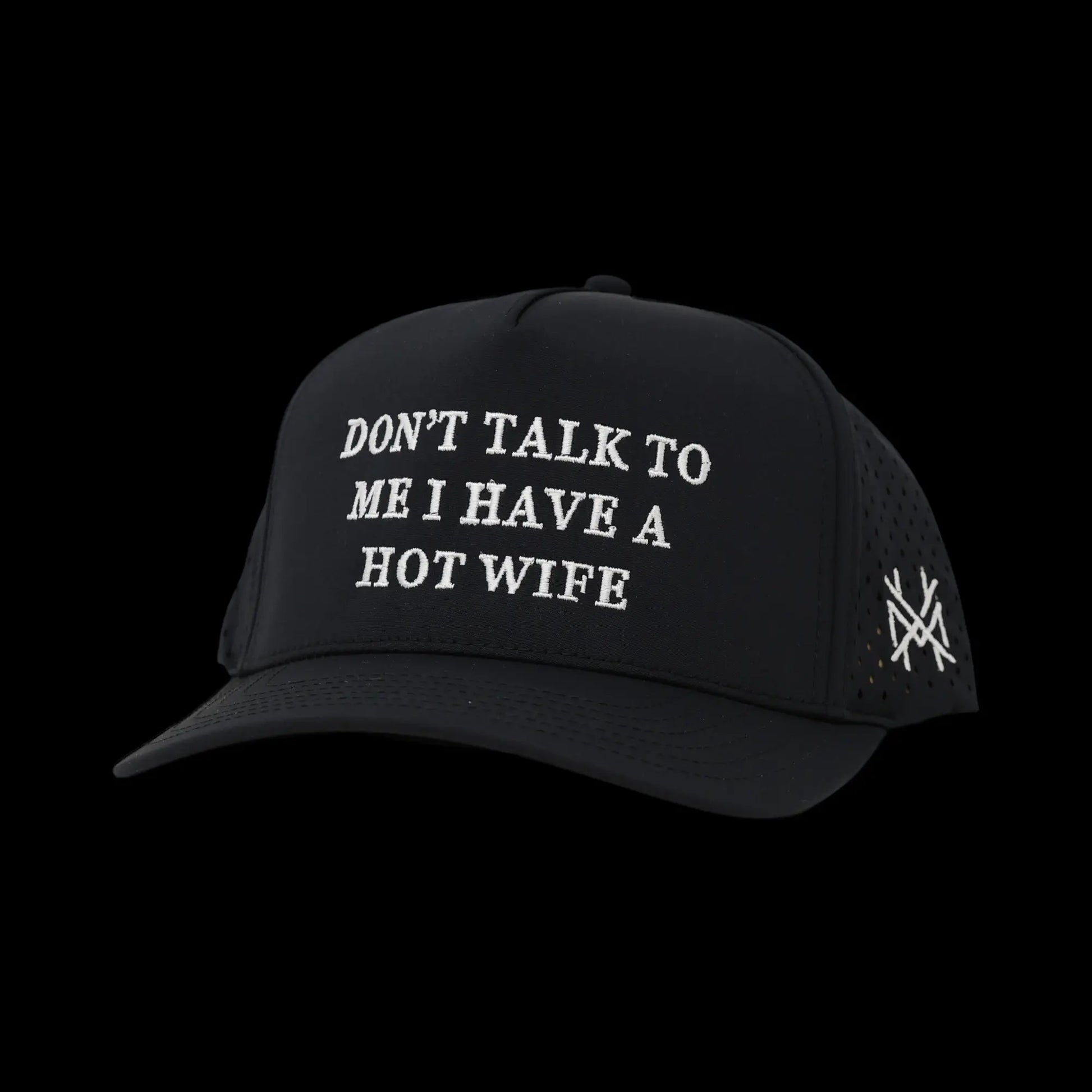 Premium Trucker Snapback Hat - "Don't Talk to Me, I Have a Beautiful Wife"