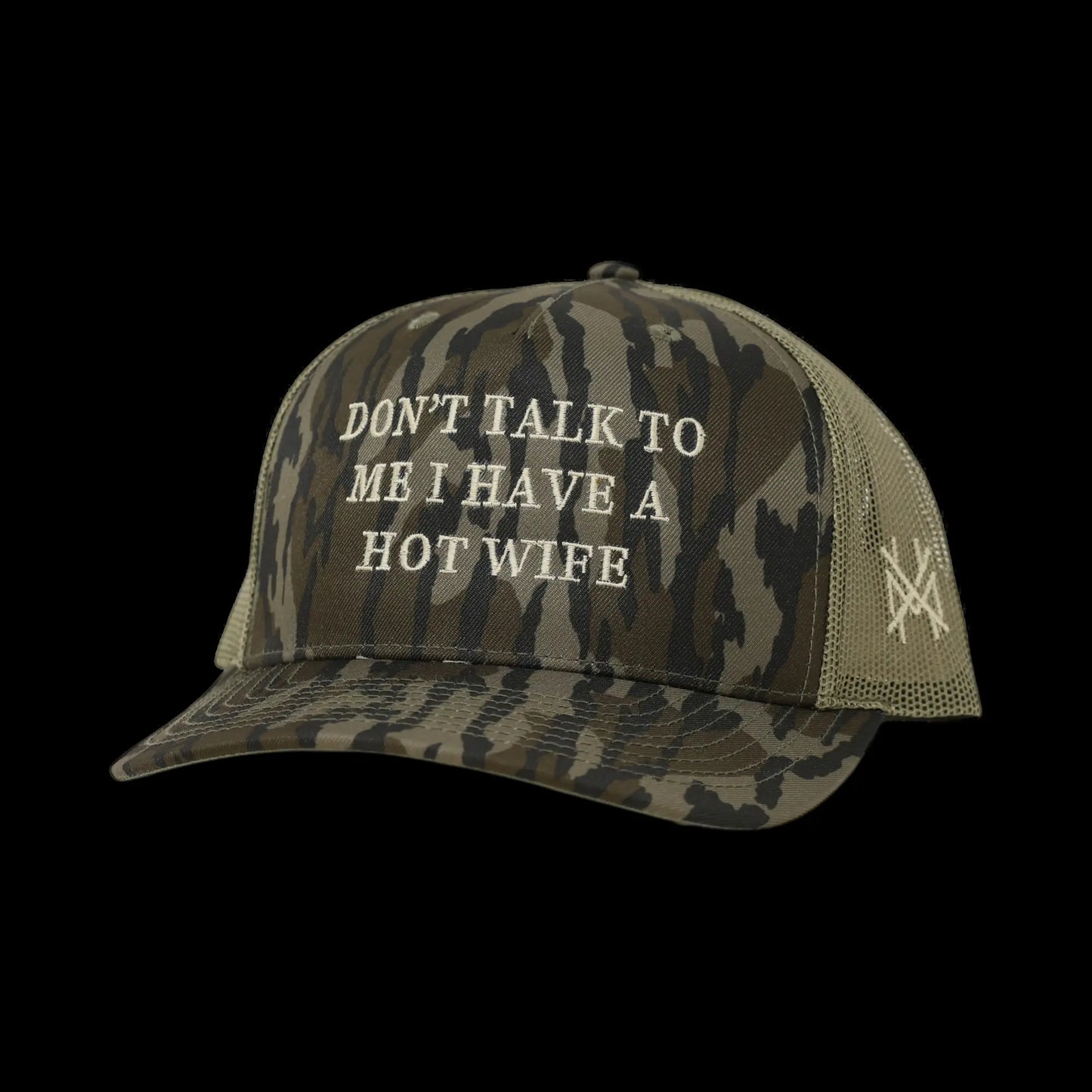Premium Trucker Snapback Hat - "Don't Talk to Me, I Have a Beautiful Wife"