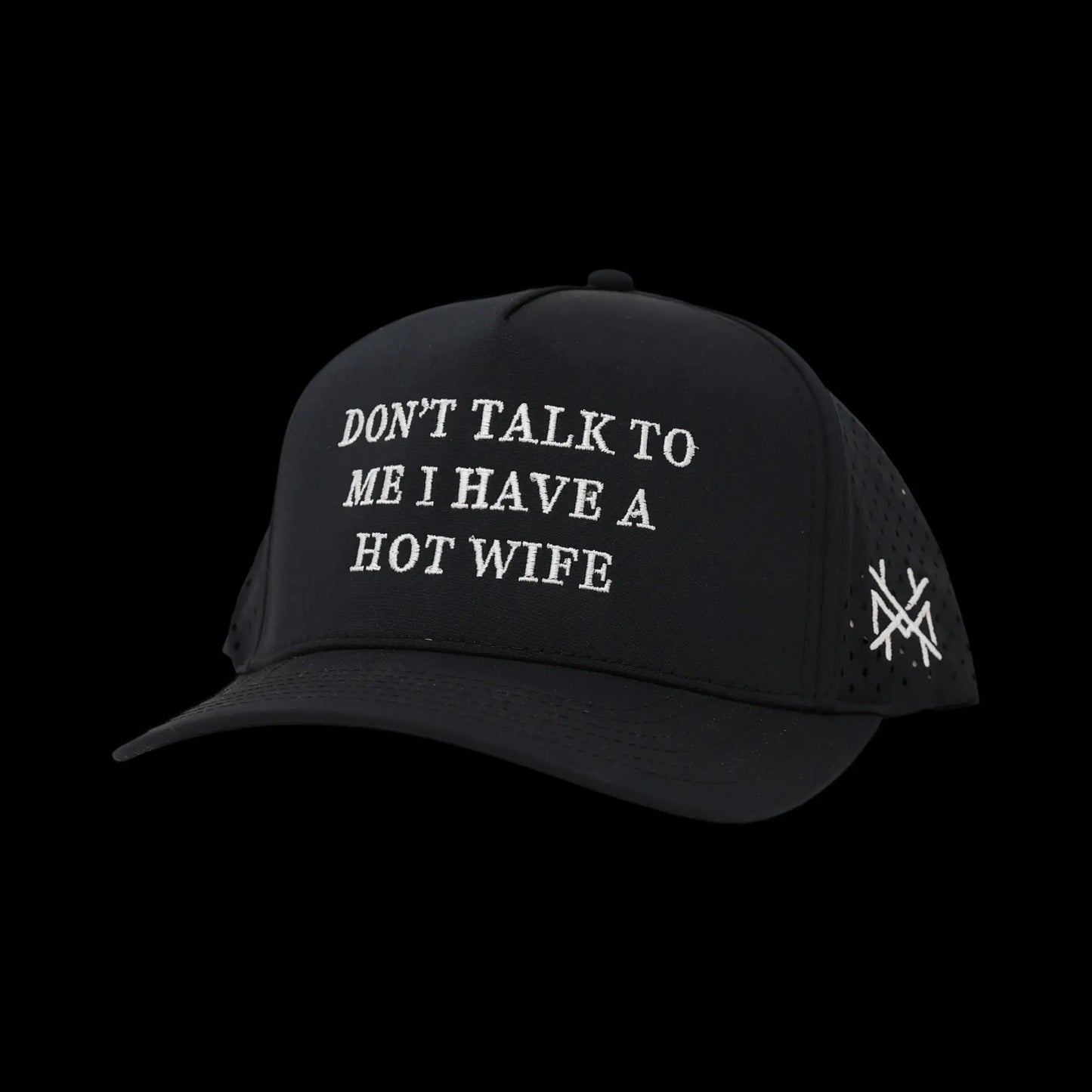 Premium Trucker Snapback Hat - "Don't Talk to Me, I Have a Beautiful Wife"