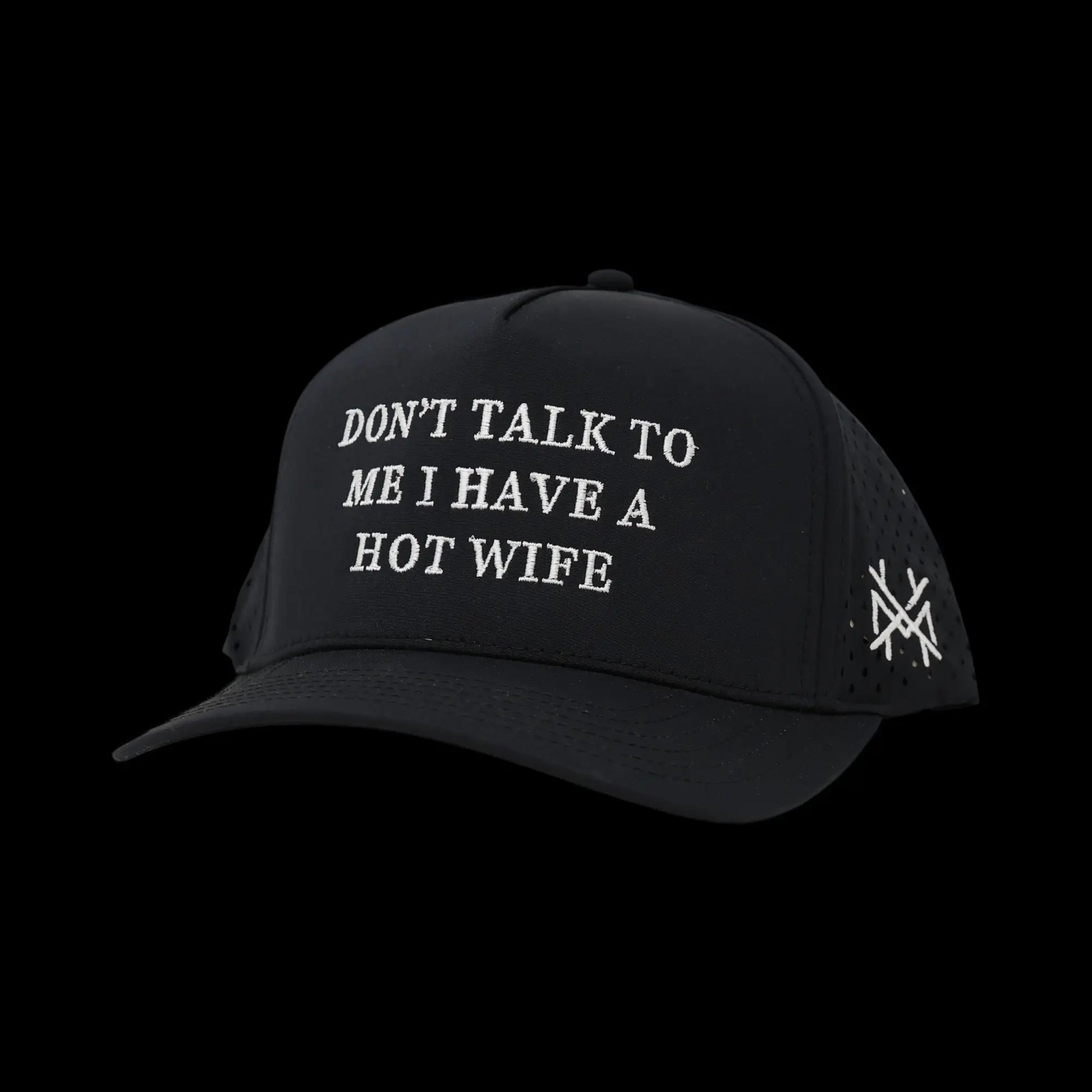 Premium Trucker Snapback Hat - "Don't Talk to Me, I Have a Beautiful Wife"