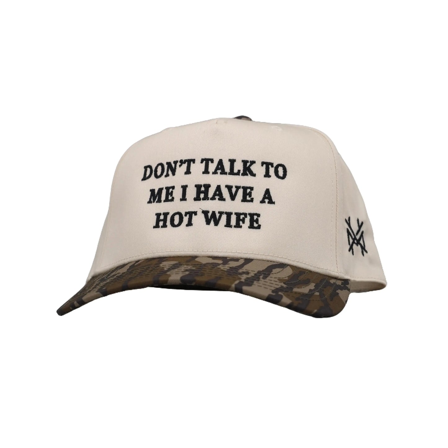 Premium Trucker Snapback Hat - "Don't Talk to Me, I Have a Beautiful Wife"